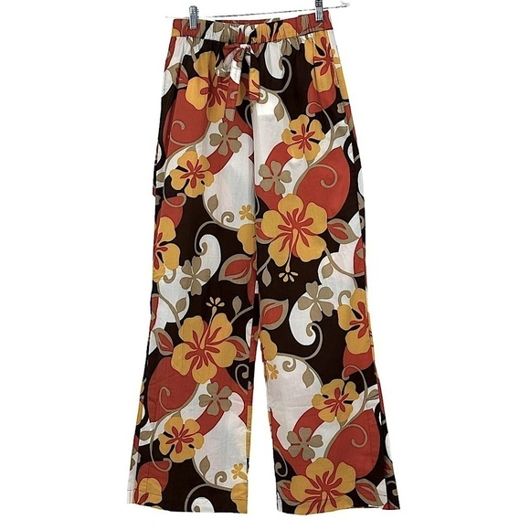 NEW FAITHFULL THE BRAND Celvia Pant Ulani Floral Print Wide Leg Pull Size Small - Picture 5 of 8